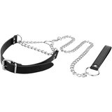 Bedroom Fantasies Heart Collar with Leash Black | Shoptok.si