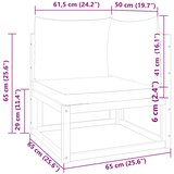  Vrtna sofa kutna s jastucima drvo akacije i ratana | shoptok.hr
