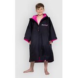 Dryrobe Advance Long Sleeve Kids 5-9 Surf poncho black pink | Shoptok.si