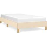  Okvir kreveta bez madraca Krem 80x200cm Tkanina | shoptok.hr