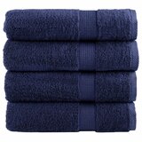 vidaXL Premium brisače 4 kosi modra 70x140 cm 600 g/m2 100 % bombaž | Shoptok.si