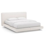Micadoni Bež tapecirani bračni krevet 200x200 cm Linea – | shoptok.hr