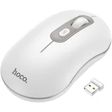 Hoco Miš bežični, optički, 1600 dpi, 2.4 GHz, USB nano - GM21 Platinum , Bijeli