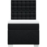  Box spring krevet s madracem crni 90x190 cm od tkanine | shoptok.hr
