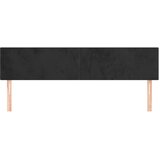  Uzglavlja crna 200x5x78/88 cm baršunasta | shoptok.hr