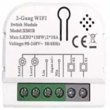 SMART-2GANG tuya wifi diy self-locking remote control smart switch relay module dc 5V/7 43767