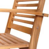  Stolica 2 Komad Smeđa 65 x 60 x 76,5 cm Čvrsto teak drvo | shoptok.hr