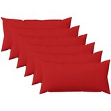  Jastuk s jastukom HEERLEN 6 kom. Crvena Tkanina - Crvena 40 x 80 cm 6 | shoptok.hr