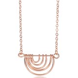 IZMAEL Ogrlica EL-21143 - Zlatna / Ružičasta | shoptok.hr