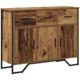 vidaXL Sideboard Stari Drveni Hrast 97x32.5x74.5 cm Obradno Drvo | shoptok.hr