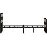  Metalni okvir kreveta bez madraca boja hrasta sonome 120x200 cm | shoptok.hr