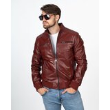 La Force Fashion Kožna jakna Ted - Bordo Cene