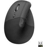 Logitech miška Lift LEFT Vertical Ergonomic, grafitna | Shoptok.si