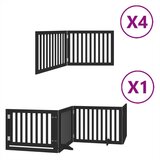  Vrata za pse s vratašcima 12 panela sklopiva 960 cm drvo topole | shoptok.hr