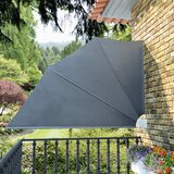 vidaXL Zložljivo stransko platno za balkon sivo 160x240 cm | Shoptok.si