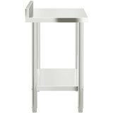  Kuhinjski radni stol 110 x 55 x 93 cm od nehrđajućeg čelika | Eponuda.com