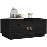  Stolić za kavu crni 80 x 50 x 35 cm od masivne borovine | shoptok.hr