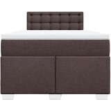  Krevet box spring s madracem tamnosmeđi 120 x 190 cm od tkanine | shoptok.hr