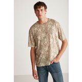 GRIMELANGE T-Shirt - Khaki - Regular fit Cene
