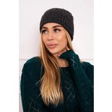 Kesi Women's cap Leaves K245 graphite | Shoptok.si