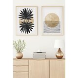 Wallity Huhu53 - 70 x 50 multicolor decorative framed mdf painting (2 pieces) Cene
