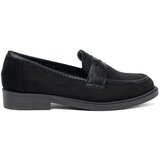 Shelvt Black suede loafers Cene