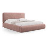 Cosmopolitan Design Ružičasti tapecirani bračni krevet s prostorom za odlaganje s podnicom 140x200 cm Colonel – | shoptok.hr