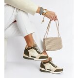 Gemre Green wedge sneakers Chestnut | shoptok.hr