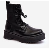 Kesi Women's lace-up work ankle boots black Dedinva | Shoptok.si