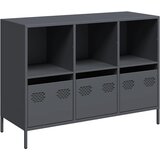 Maison Chic Komoda - Predalnik antracitna 101,5x39x73,5 cm hladno valjano jeklo, (21721632) Cene