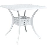  3-delni vrtni bistro set belo lito aluminij, (22015342) | Shoptok.si