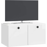 TV ormar za zid 59,5 x 31 x 30 cm Bijela visokog sjaja | shoptok.hr