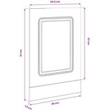  Ploča za perilicu posuđa Kalmar 45x1,5x57 cm konstruirano drvo | shoptok.hr