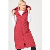 Dewberry Z6718 LADIES VEST-LIGHT BURGUNDY | shoptok.hr