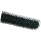vidaXL Heksagonalna ograja Zelena 0.8x25 m jeklena | Shoptok.si