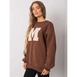 ex moda Sweatshirt-EM-BL-617-1.34X-brown | Shoptok.si