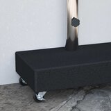  Postolje za suncobran crno 45 x 25 x 8 cm granitno | Eponuda.ba
