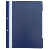 Klipko mapa s sponko KL414001508, 2 luknji, temno modra, 20 kos | Shoptok.si