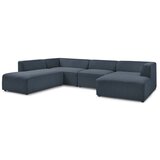 Bobochic Paris Tamno plava kutna garnitura (s lijevim kutom/u obliku slova "U") Megeve – | shoptok.hr