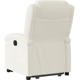  Naslonjač na podizanje krem baršunasti | shoptok.hr