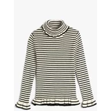 Koton Girls Black Striped Sweater