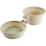 Hunter putna sklopiva silikonska posuda List bež, 350/750 ml | shoptok.hr