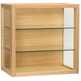 Hübsch Stenska vitrina v hrastovem dekorju v naravni barvi 40x40x27 cm Poetic – u