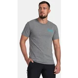 Kilpi Men's cotton T-shirt BANDE-M Dark gray