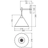 Osram zidna lampa pulp 1xE14/5,5W/230V Slike