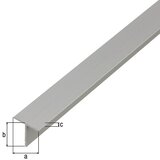 Alberts T-profil (1.000 x 15 x 15 mm, Debelina: 1,5 mm, Aluminij, Natur) | Shoptok.si