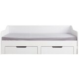 XORA POSTELJA 90/180 cm x 200 cm , leseni material bela | Shoptok.si