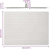 vidaXL Tuš glava nerjaveče jeklo 304 40x30 cm pravokotna | Shoptok.si