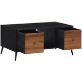 Maison Chic Klubska mizica - kavna mizica - Nizka mizica 90x50x41 cm trdna predelana tikovina, (21754058) Cene
