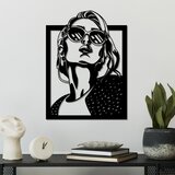 Wallity zidna dekoracija july, 55 x 40 cm, crna | ePonuda.com